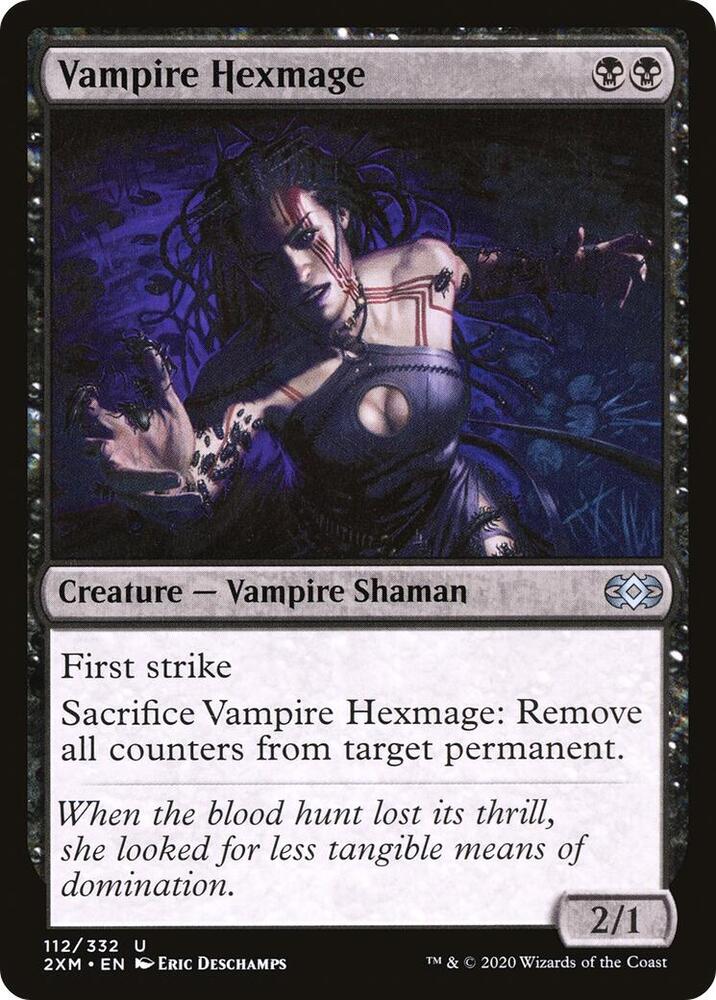 Vampire Hexmage 112 card from Double Masters