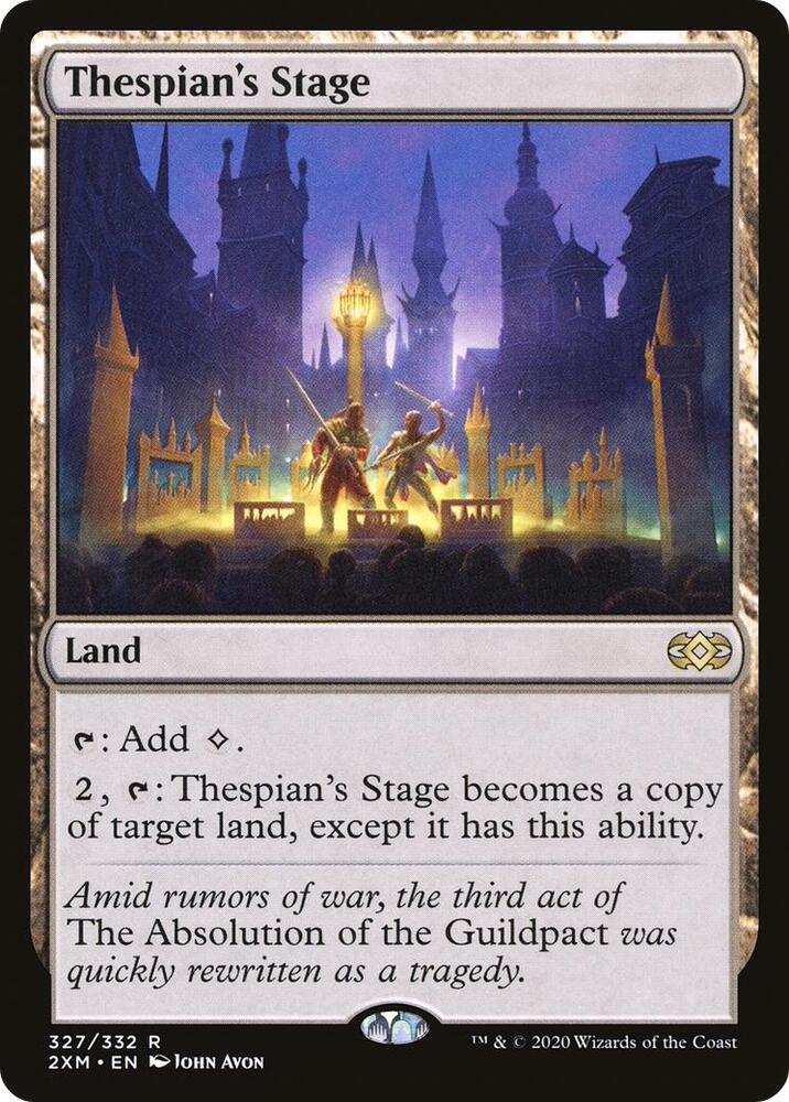 Thespian's Stage 327 card from Double Masters