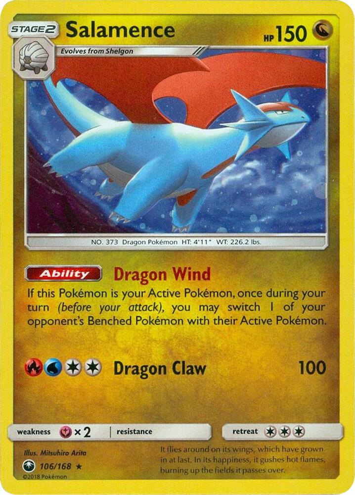 Salamence (Cosmos Holo) 106/168 card from Miscellaneous Cards & Products