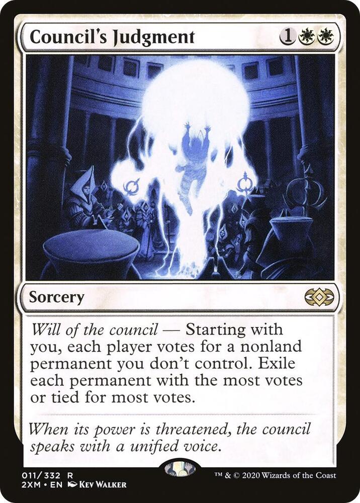 Council's Judgment 11 card from Double Masters