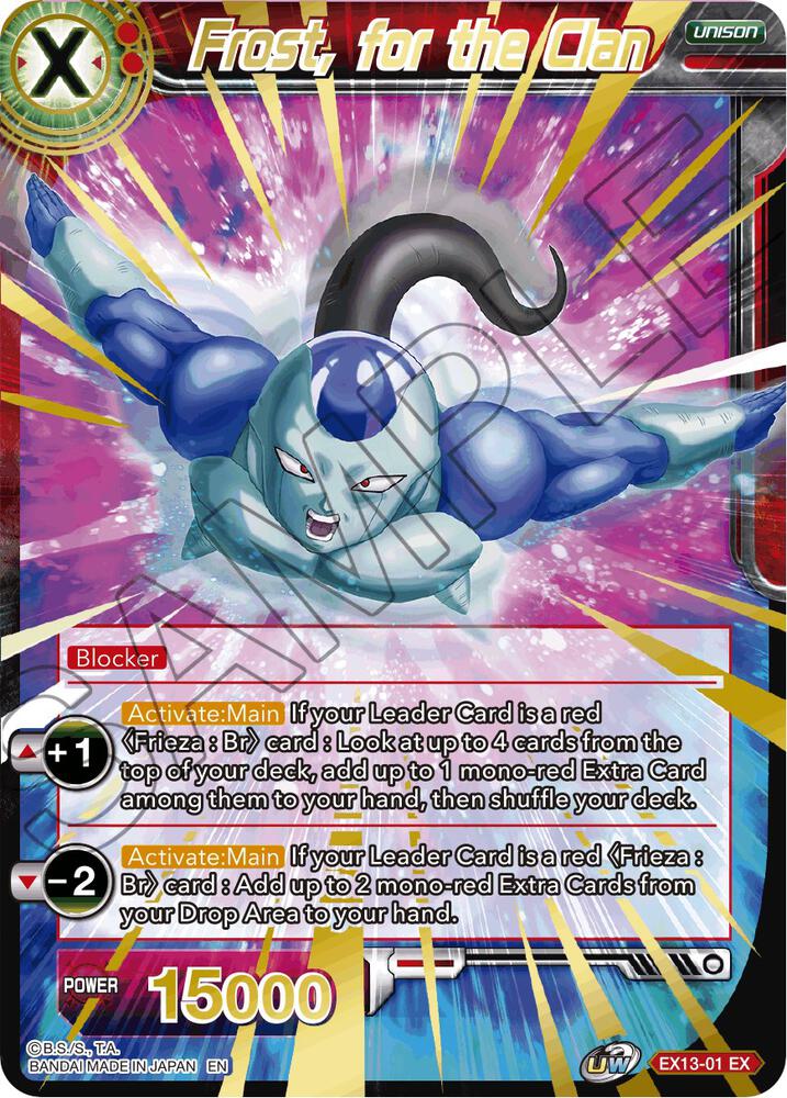 Frost, for the Clan EX13-01 card from Special Anniversary Set 2020