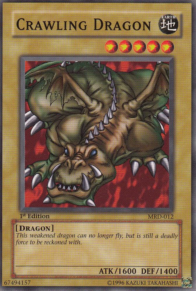 Crawling Dragon MRD-012 card from Metal Raiders