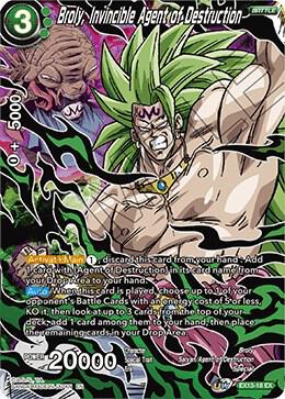 Broly, Invincible Agent of Destruction EX13-18 card from Special Anniversary Set 2020