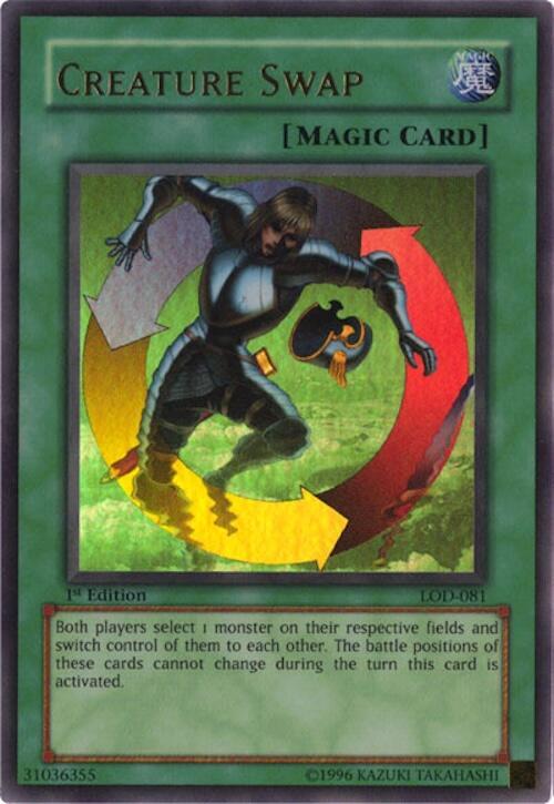 Creature Swap LOD-081 card from Legacy of Darkness