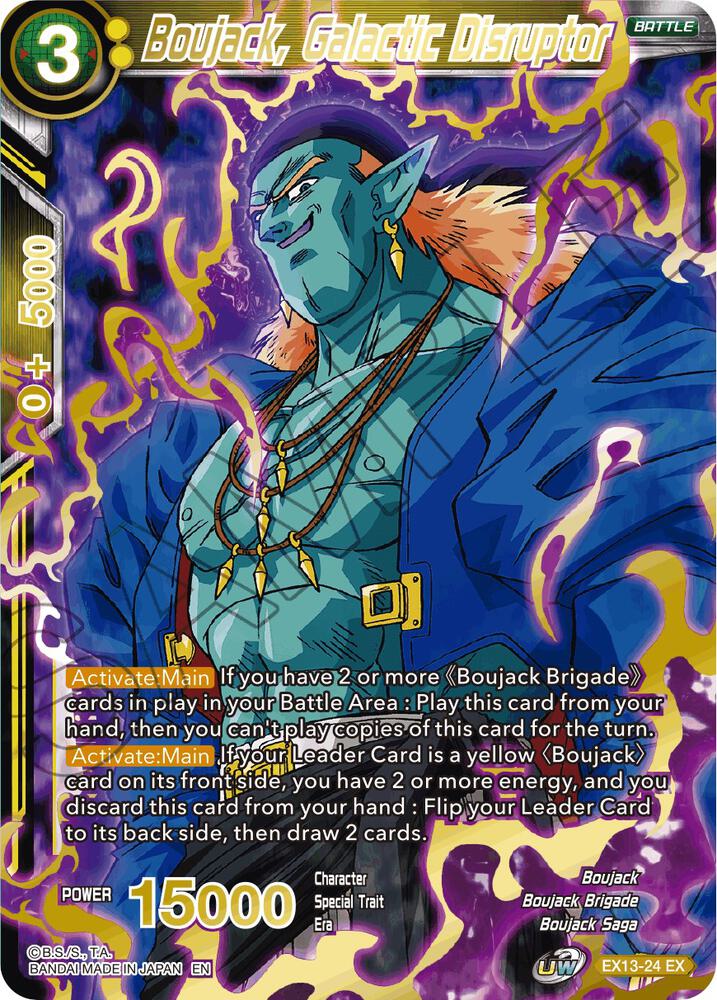Boujack, Galactic Disruptor EX13-24 card from Special Anniversary Set 2020