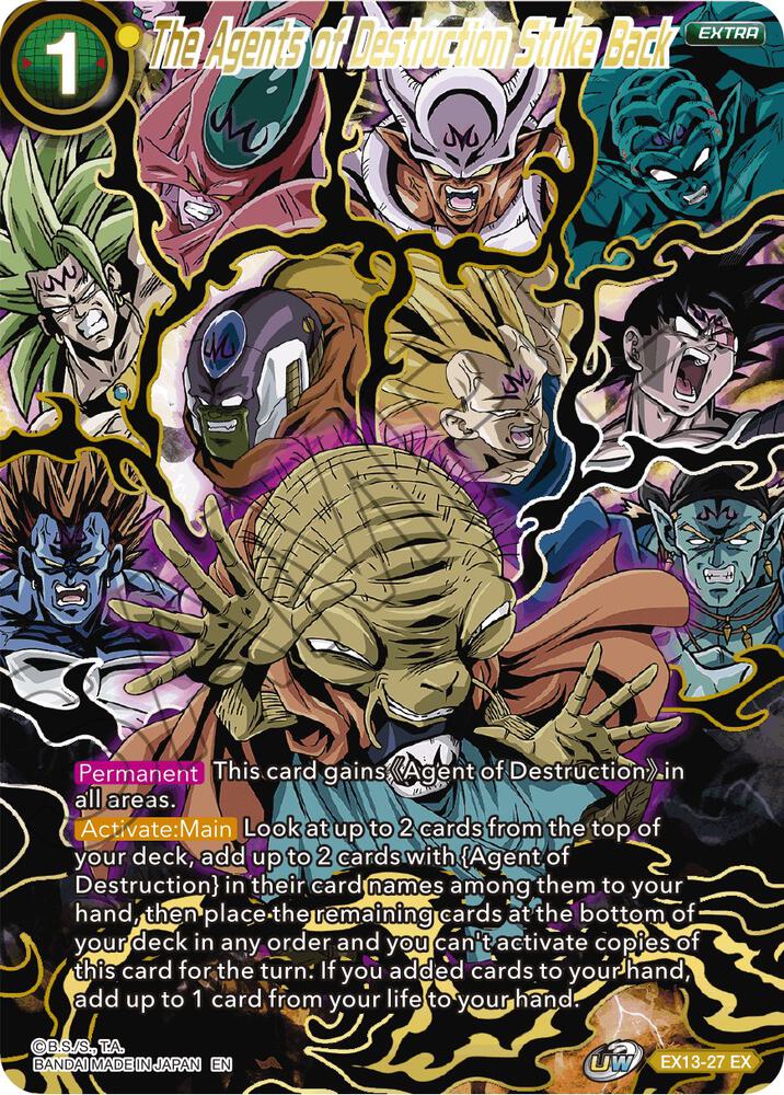 The Agents of Destruction Strike Back EX13-27 card from Special Anniversary Set 2020