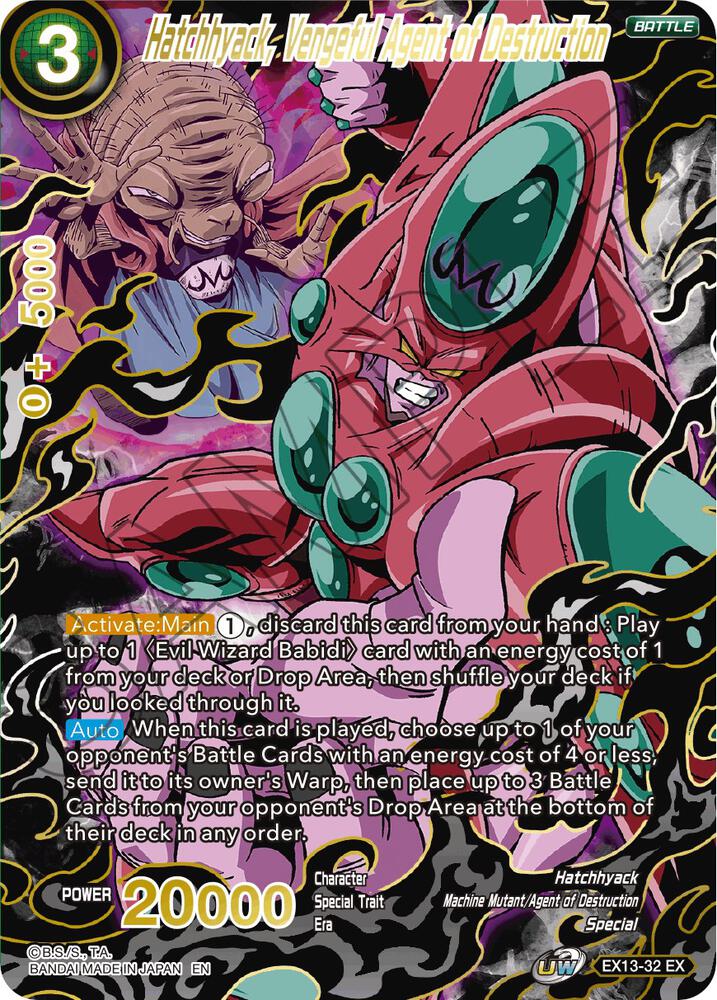 Hatchhyack, Vengeful Agent of Destruction EX13-32 card from Special Anniversary Set 2020