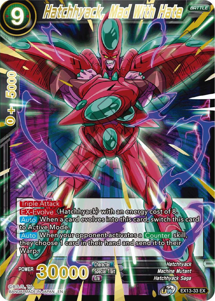 Hatchhyack, Mad With Hate EX13-33 card from Special Anniversary Set 2020