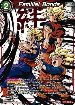 Familial Bonds (Alternate Art) BT7-021 card from Special Anniversary Set 2020