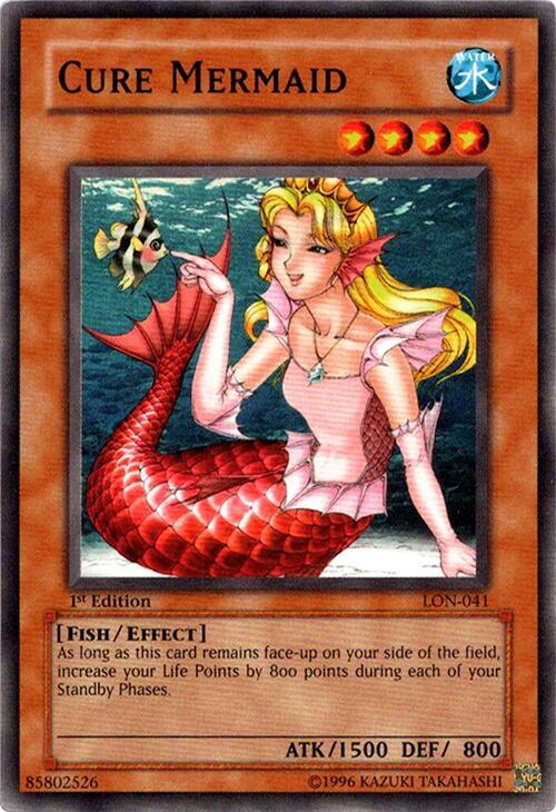 Cure Mermaid LON-041 card from Labyrinth of Nightmare