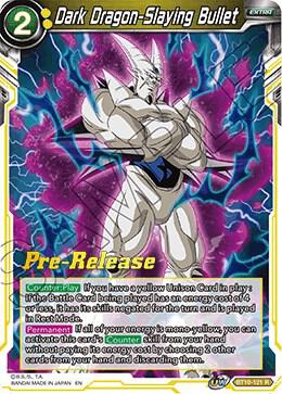 Dark Dragon-Slaying Bullet BT10-121 card from Rise of the Unison Warrior Pre-Release Cards