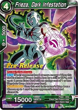 Frieza, Dark Infestation BT10-086 card from Rise of the Unison Warrior Pre-Release Cards