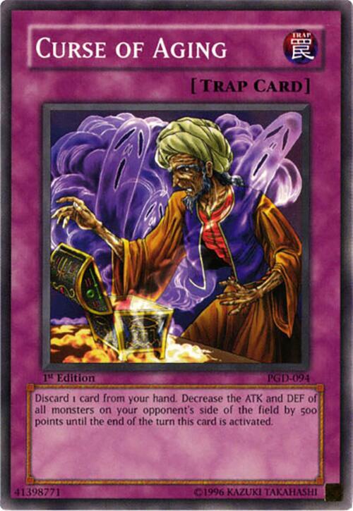 Curse of Aging PGD-094 card from Pharaonic Guardian