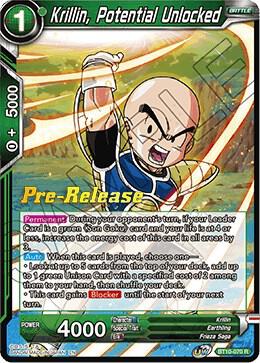 Krillin, Potential Unlocked BT10-070 card from Rise of the Unison Warrior Pre-Release Cards