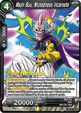 Majin Buu, Wickedness Incarnate BT10-126 card from Rise of the Unison Warrior Pre-Release Cards