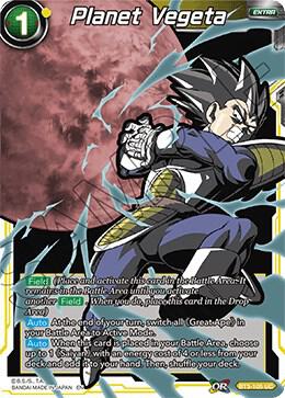 Planet Vegeta (Alternate Art) BT3-105 card from Special Anniversary Set 2020