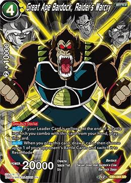 Great Ape Bardock, Raider's Warcry (Alternate Art) DB1-061 card from Special Anniversary Set 2020