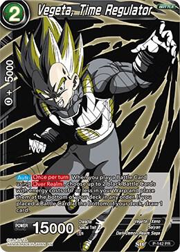 Vegeta, Time Regulator (Alternate Art) P-142 card from Special Anniversary Set 2020