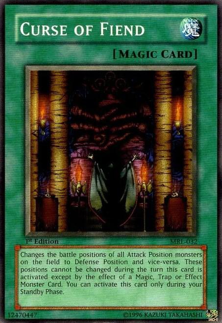 Curse of Fiend MRL-032 card from Magic Ruler