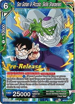 Son Gohan & Piccolo, Skills Sharpened BT10-147 card from Rise of the Unison Warrior Pre-Release Cards