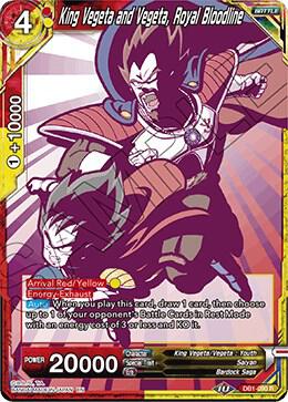 King Vegeta and Vegeta, Royal Bloodline (Alternate Art) DB1-090 card from Special Anniversary Set 2020
