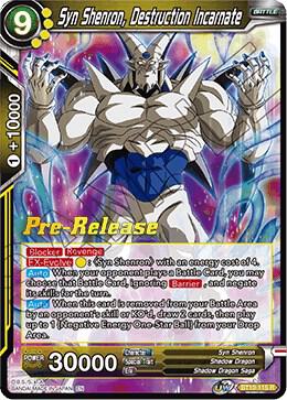 Syn Shenron, Destruction Incarnate BT10-115 card from Rise of the Unison Warrior Pre-Release Cards
