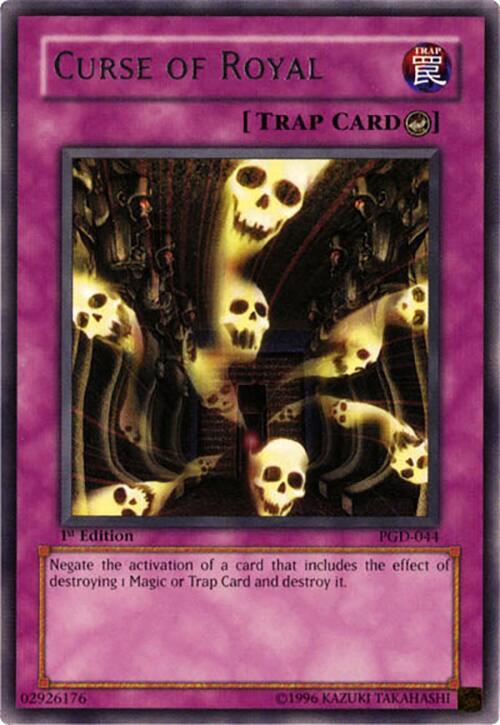 Curse of Royal PGD-044 card from Pharaonic Guardian