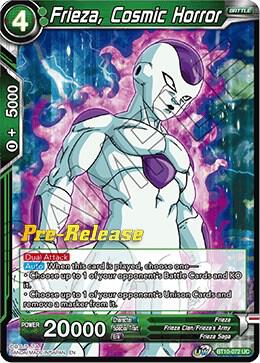 Frieza, Cosmic Horror BT10-072 card from Rise of the Unison Warrior Pre-Release Cards