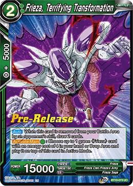 Frieza, Terrifying Transformation BT10-073 card from Rise of the Unison Warrior Pre-Release Cards