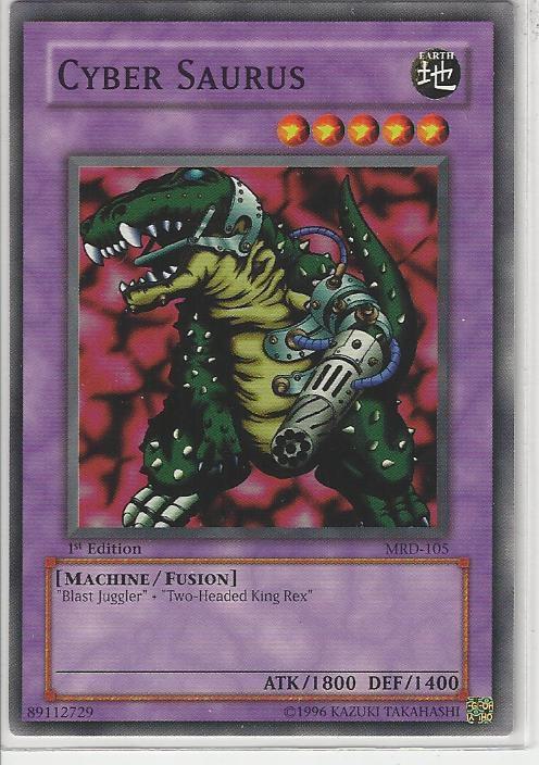 Cyber Saurus MRD-105 card from Metal Raiders