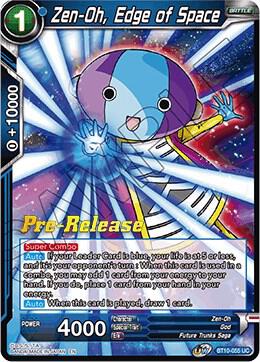 Zen-Oh, Edge of Space BT10-055 card from Rise of the Unison Warrior Pre-Release Cards