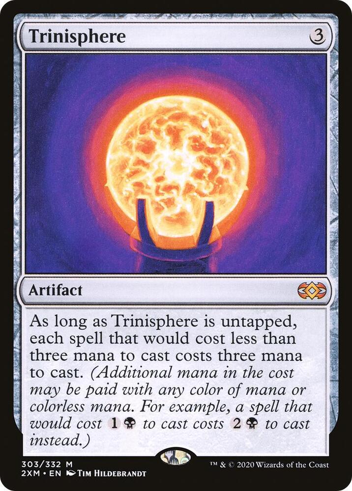Trinisphere 303 card from Double Masters
