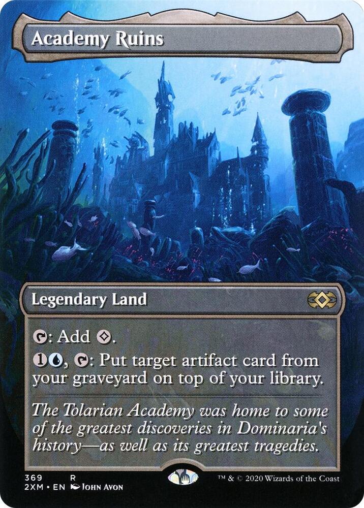 Academy Ruins (Borderless) 369 card from Double Masters