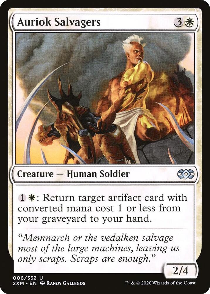 Auriok Salvagers 6 card from Double Masters