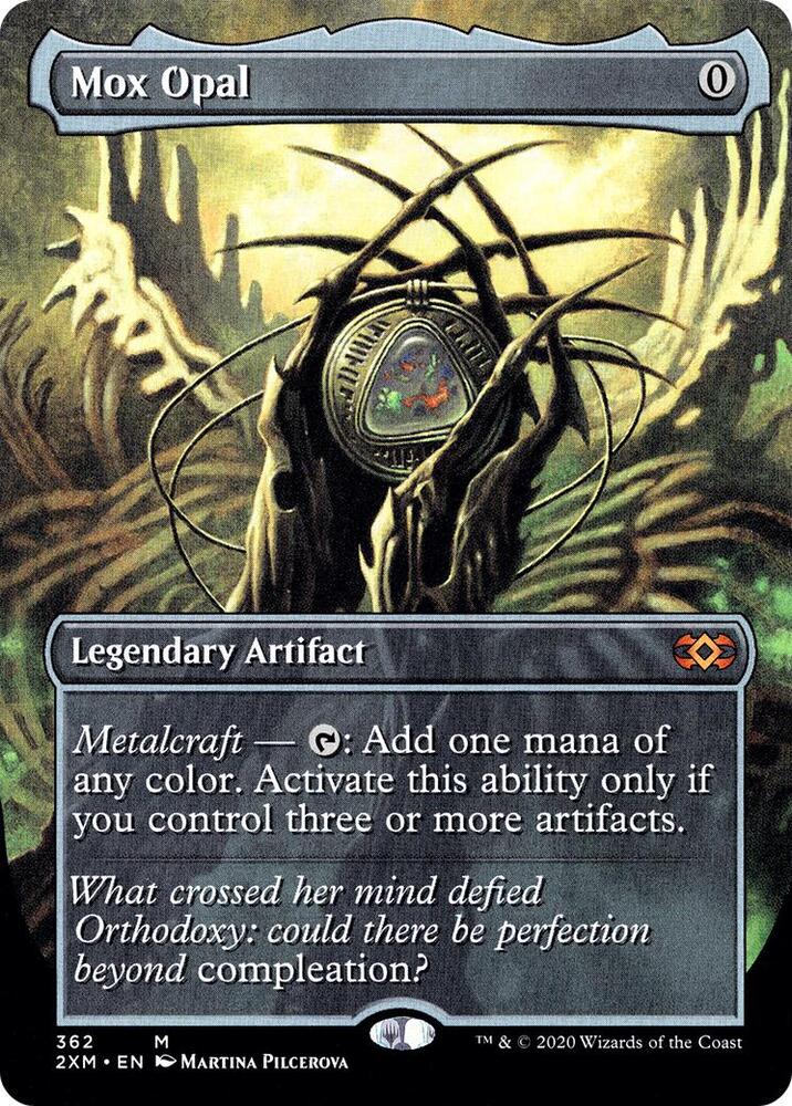 Mox Opal (Borderless) 362 card from Double Masters