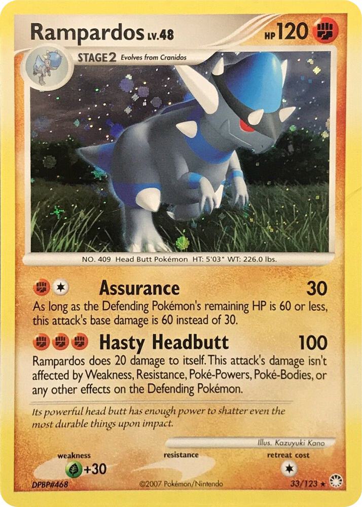 Rampardos - 33/123 (Cosmos Holo) 033/123 card from Deck Exclusives