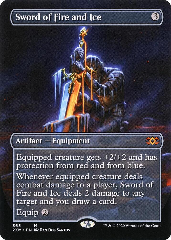 Sword of Fire and Ice (Borderless) 365 card from Double Masters