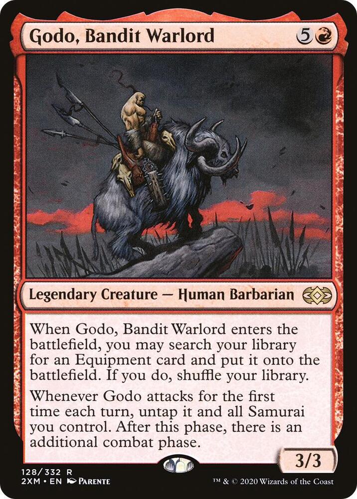 Godo, Bandit Warlord 128 card from Double Masters