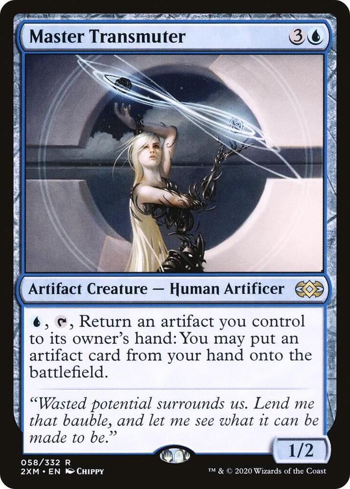 Master Transmuter 58 card from Double Masters