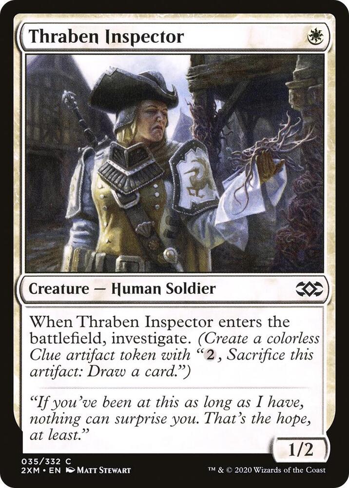 Thraben Inspector 35 card from Double Masters