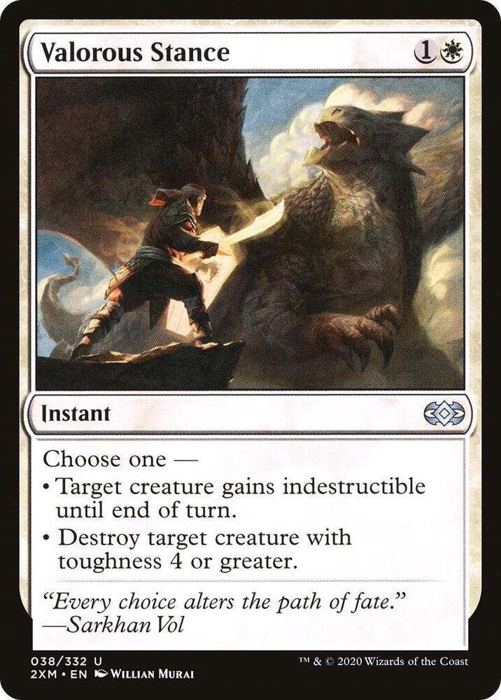 Valorous Stance 38 card from Double Masters