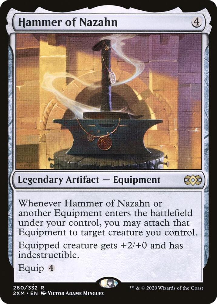 Hammer of Nazahn 260 card from Double Masters