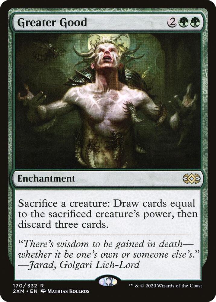 Greater Good 170 card from Double Masters