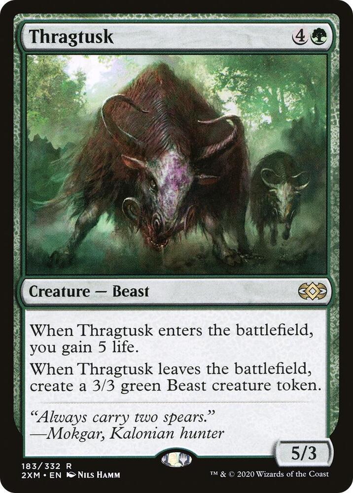 Thragtusk 183 card from Double Masters