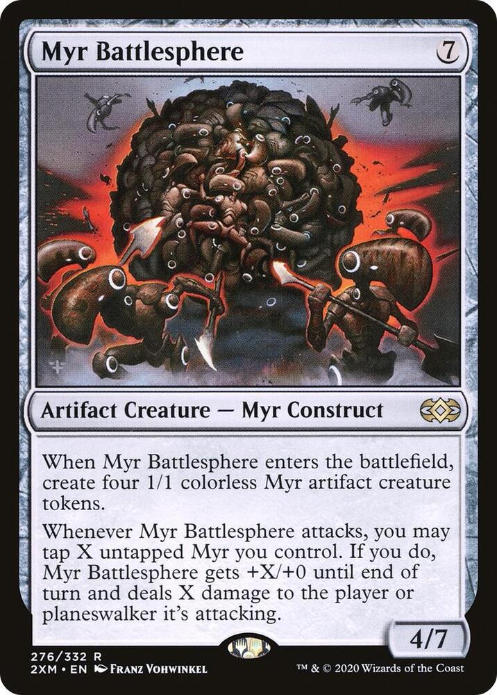 Myr Battlesphere 276 card from Double Masters