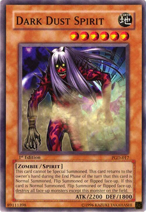Dark Dust Spirit PGD-017 card from Pharaonic Guardian
