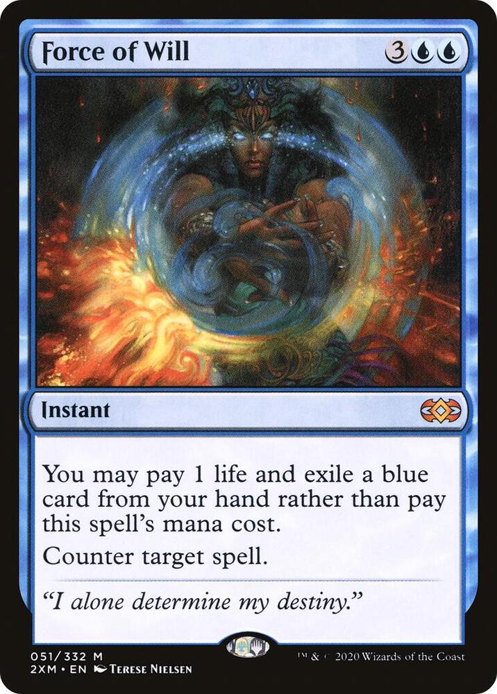 Force of Will 51 card from Double Masters