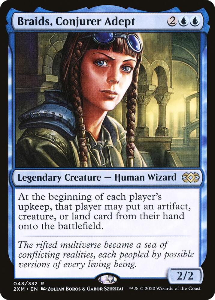 Braids, Conjurer Adept 43 card from Double Masters