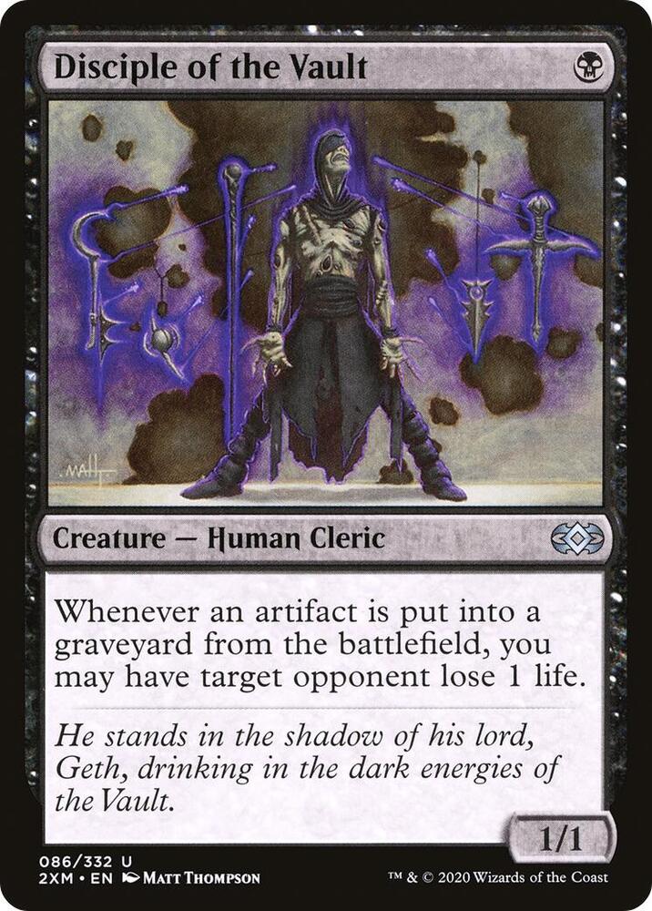 Disciple of the Vault 86 card from Double Masters