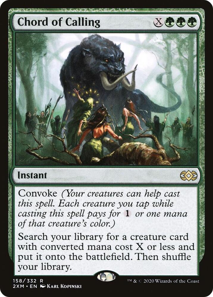 Chord of Calling 158 card from Double Masters